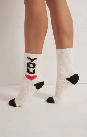 2-Pack Plush Love You Socks