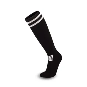 3 Pack Black Football Socks for Kids