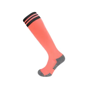 3 Pack Kids Neon Coloured Football Socks Orange