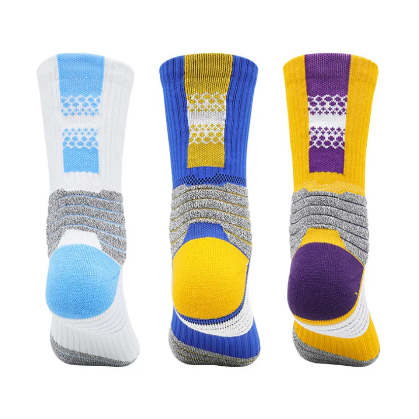 3 Pack Kids Padded Sole Sports Trainer Socks