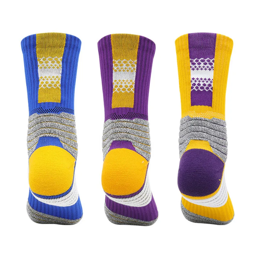 3 Pack Kids Padded Sole Sports Trainer Socks