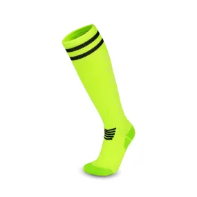 3 Pack Lime Green Football Socks for Kids