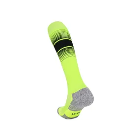 3 Pack Mens Cushioned Football Socks Lime Green