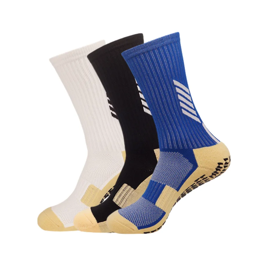 3 Pack Men's Football Grip Socks