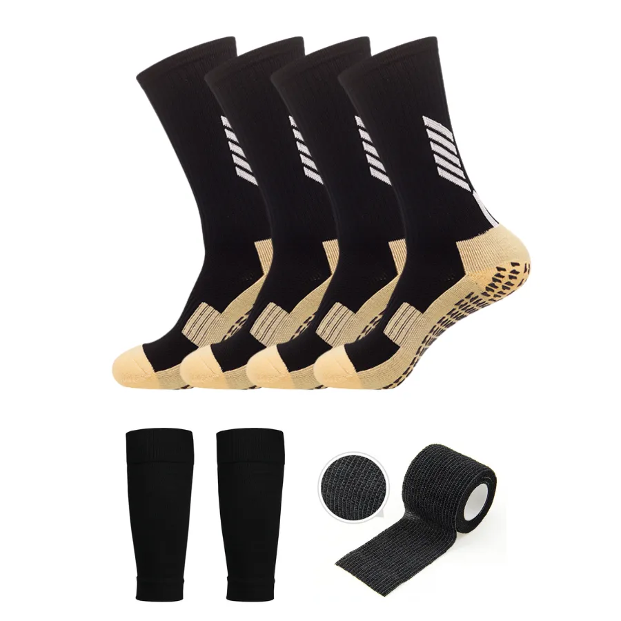 3 Pack Men's Football Grip Socks