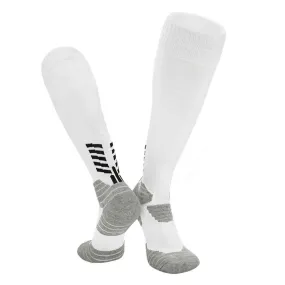 3 Pack Mens Non Slip Football Socks White