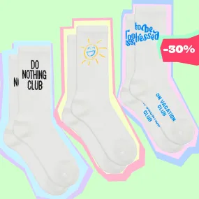 3-Pack Socks Set - Beach Retreat