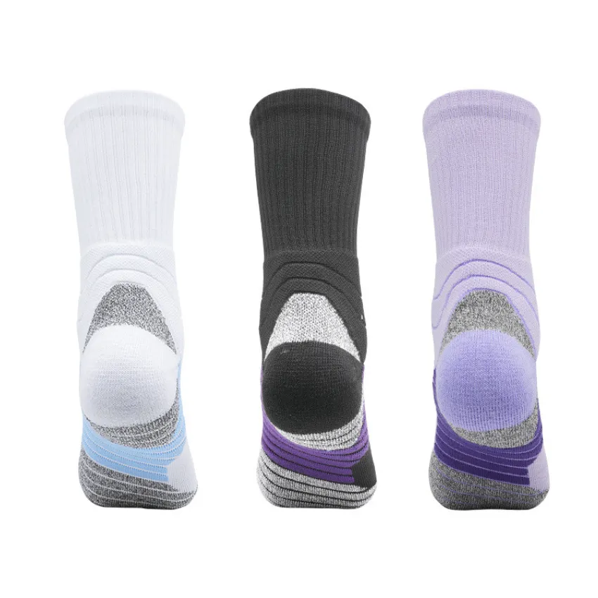 3 Pack Solid Sports Socks White