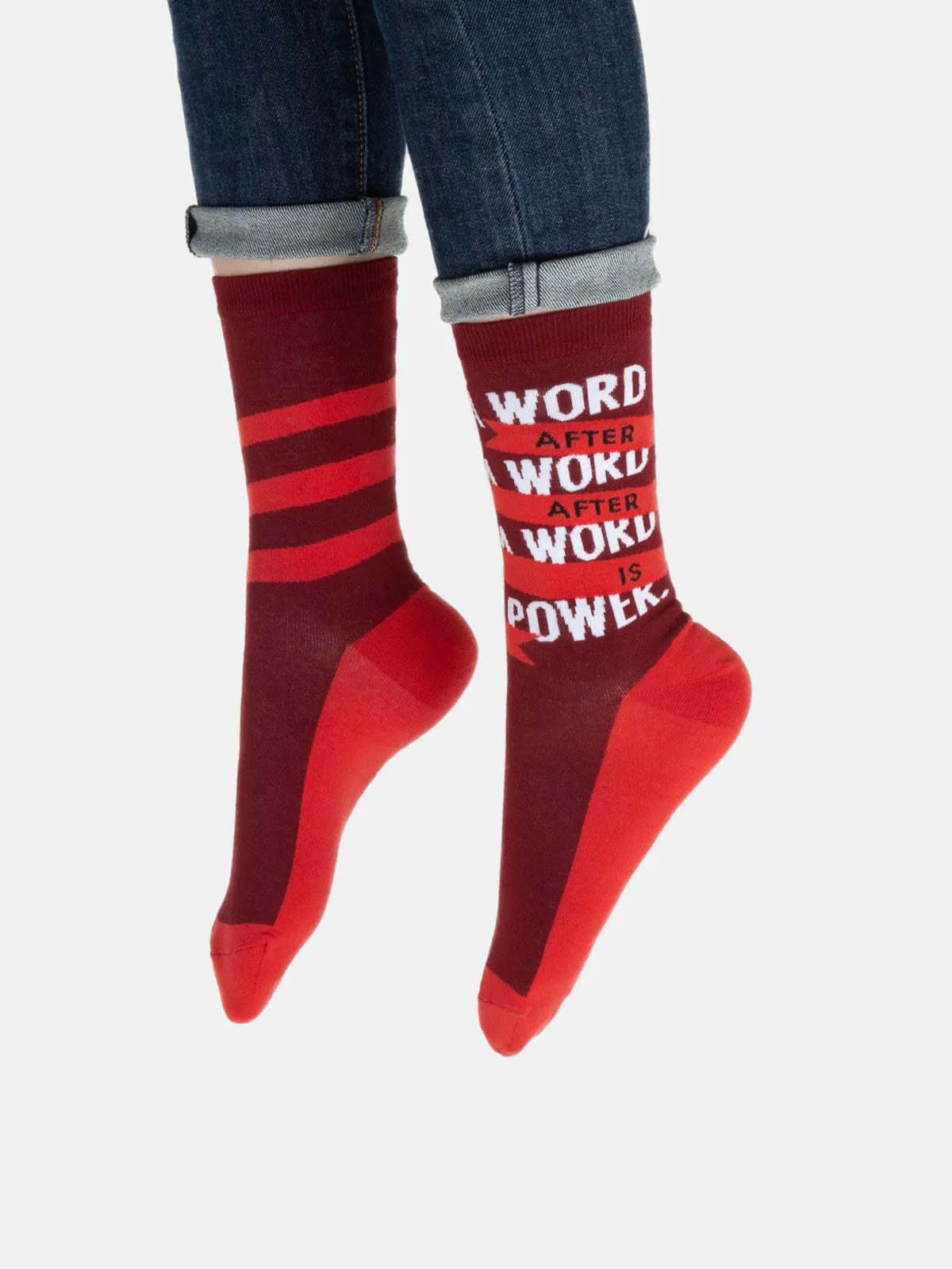 A Word is Power - Margaret Atwood socks