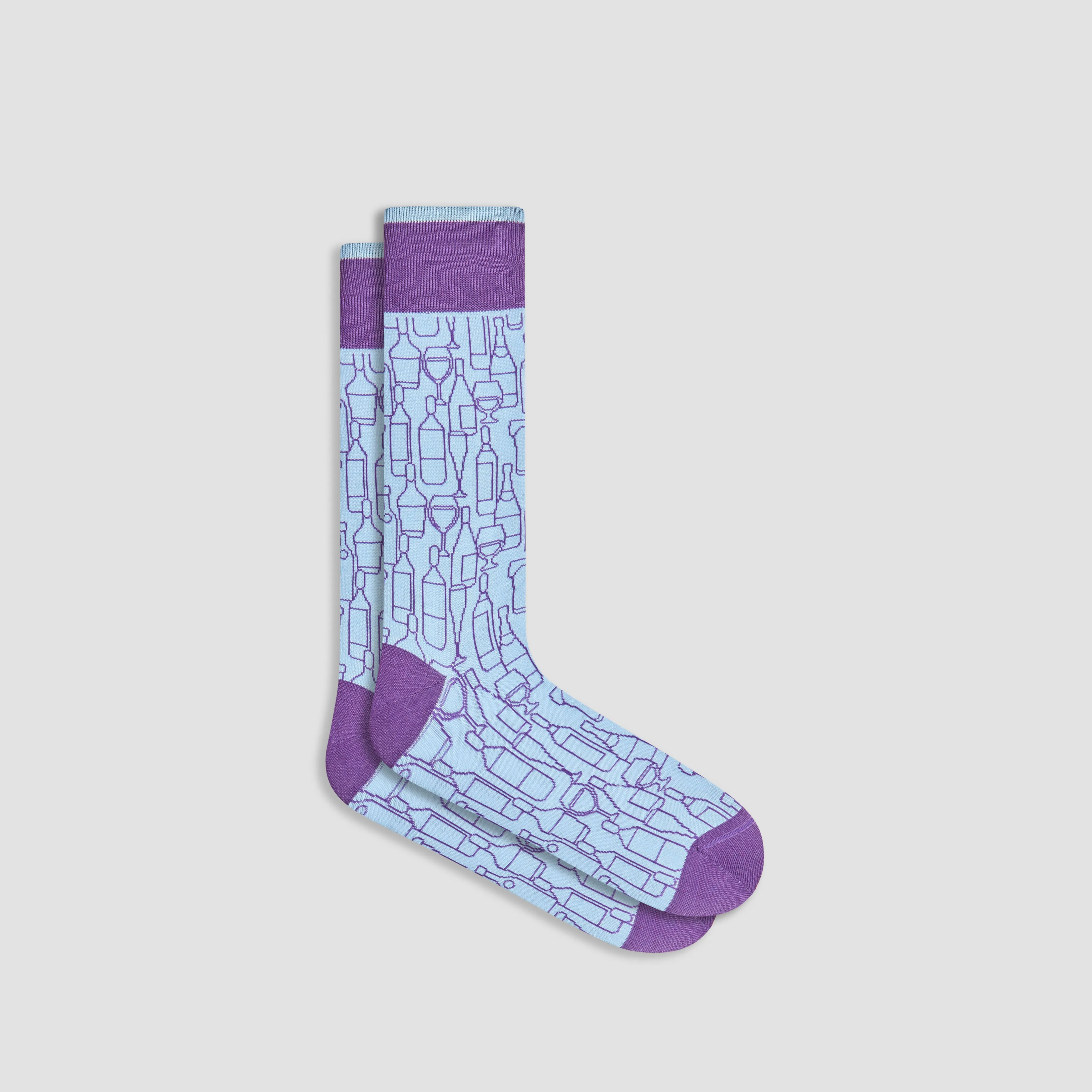 Abstract Mid-Calf Socks