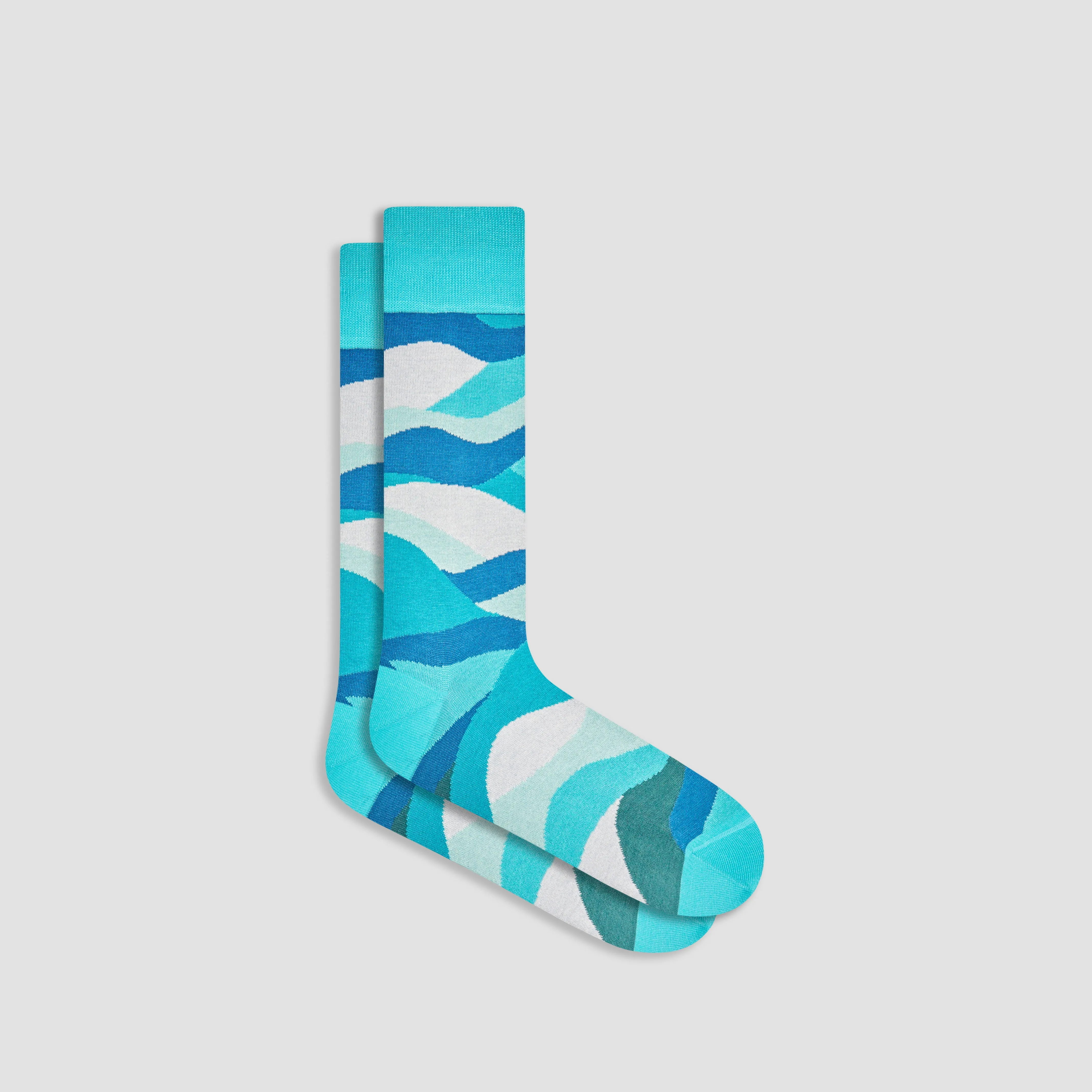 Abstract Mid-Calf Socks