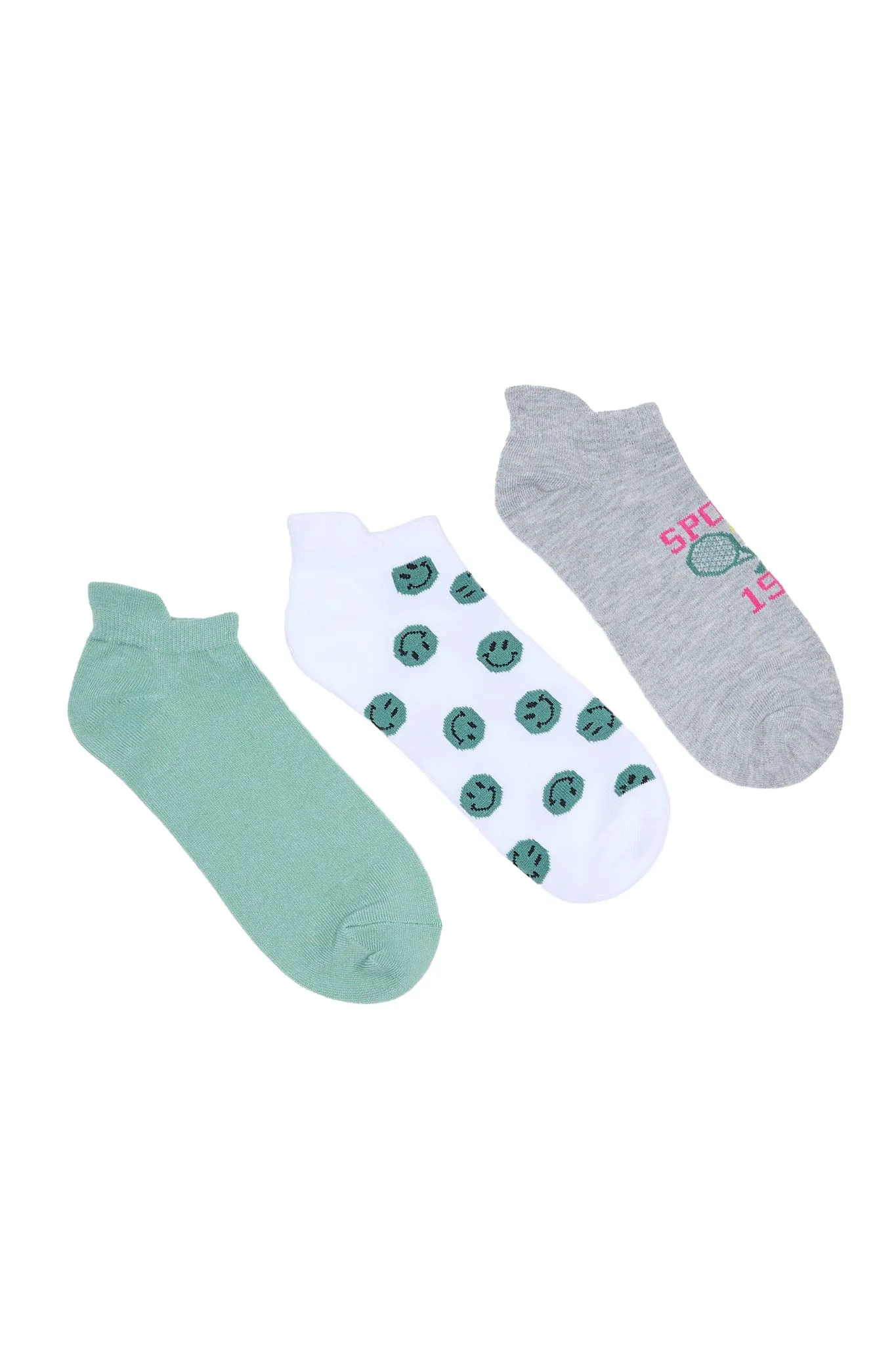 AERO Printed Ankle Socks 2-Pack