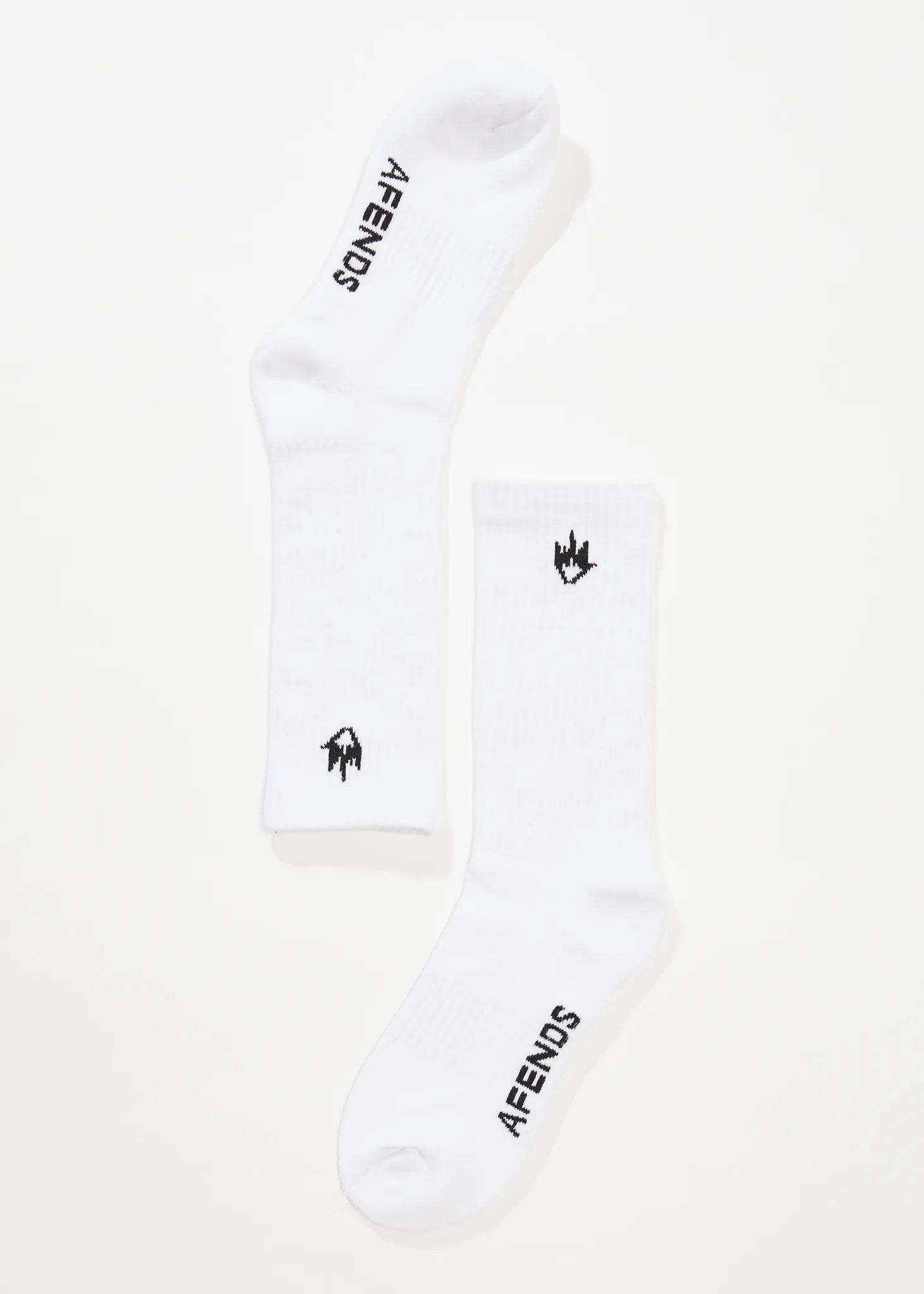 AFENDS Mens Flame - Socks Three Pack - White