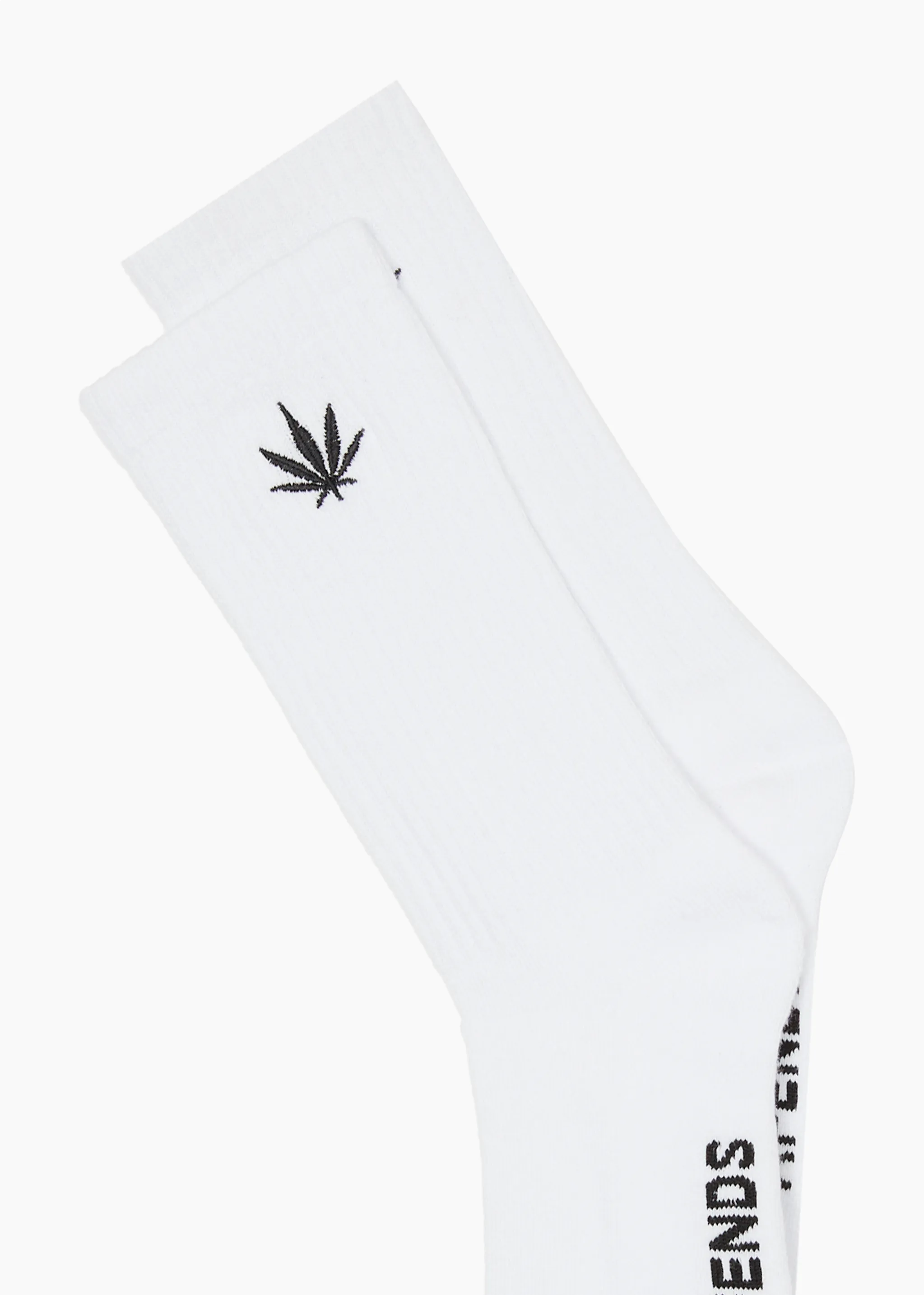 AFENDS Mens Happy - Socks One Pack - White