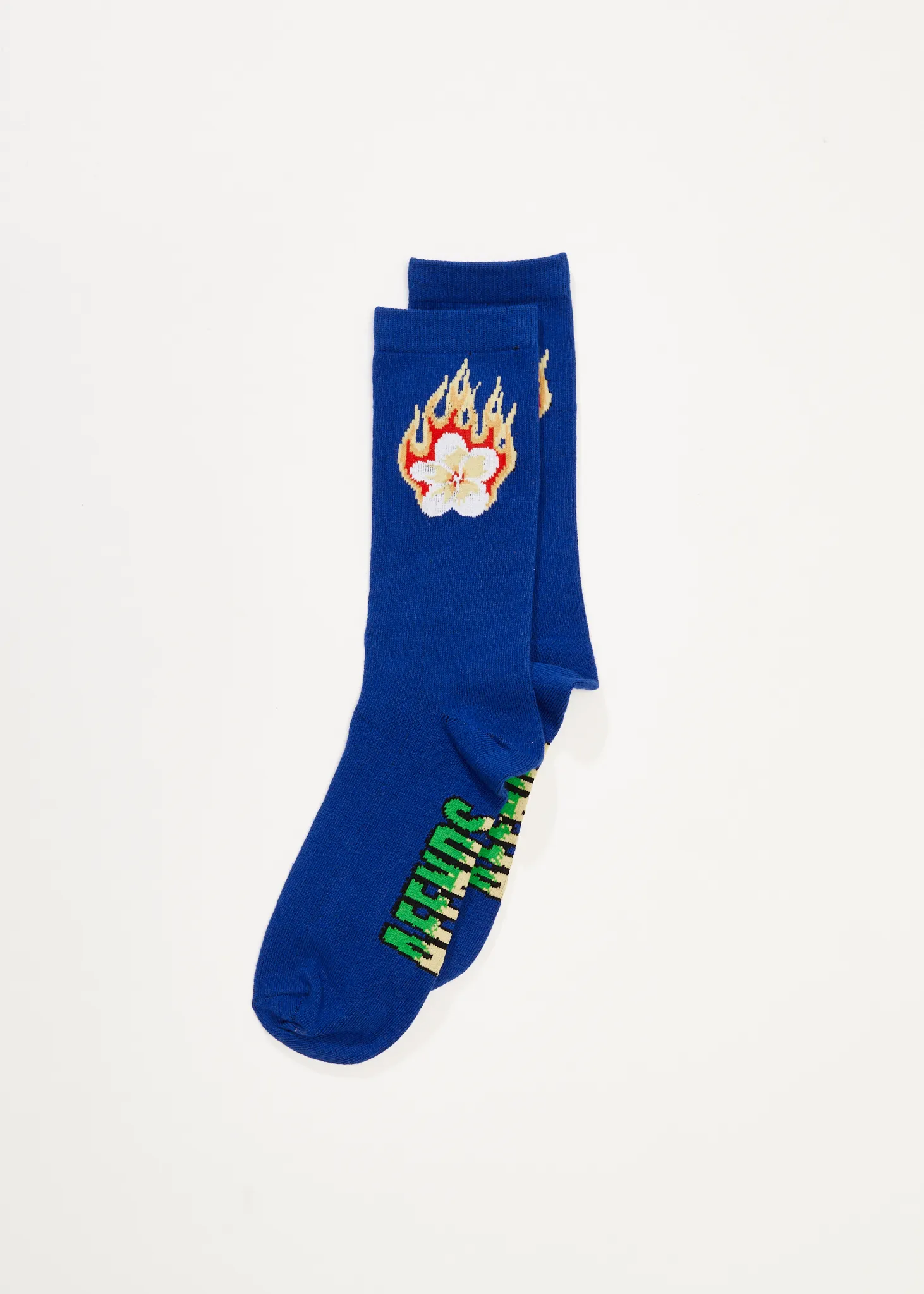 AFENDS Mens Holiday - Socks One Pack - Navy