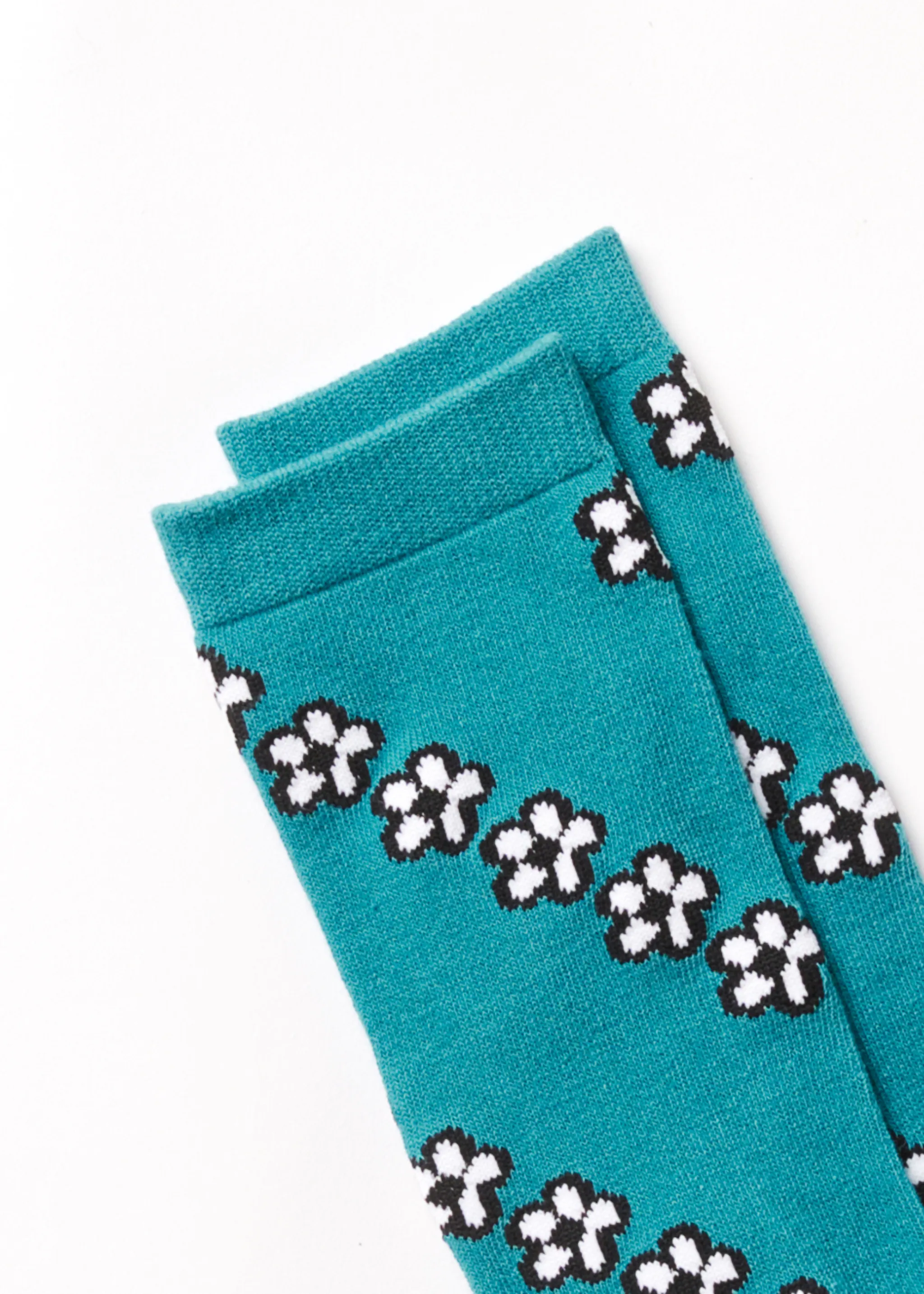 AFENDS Unisex Back To It - Crew Socks - Azure