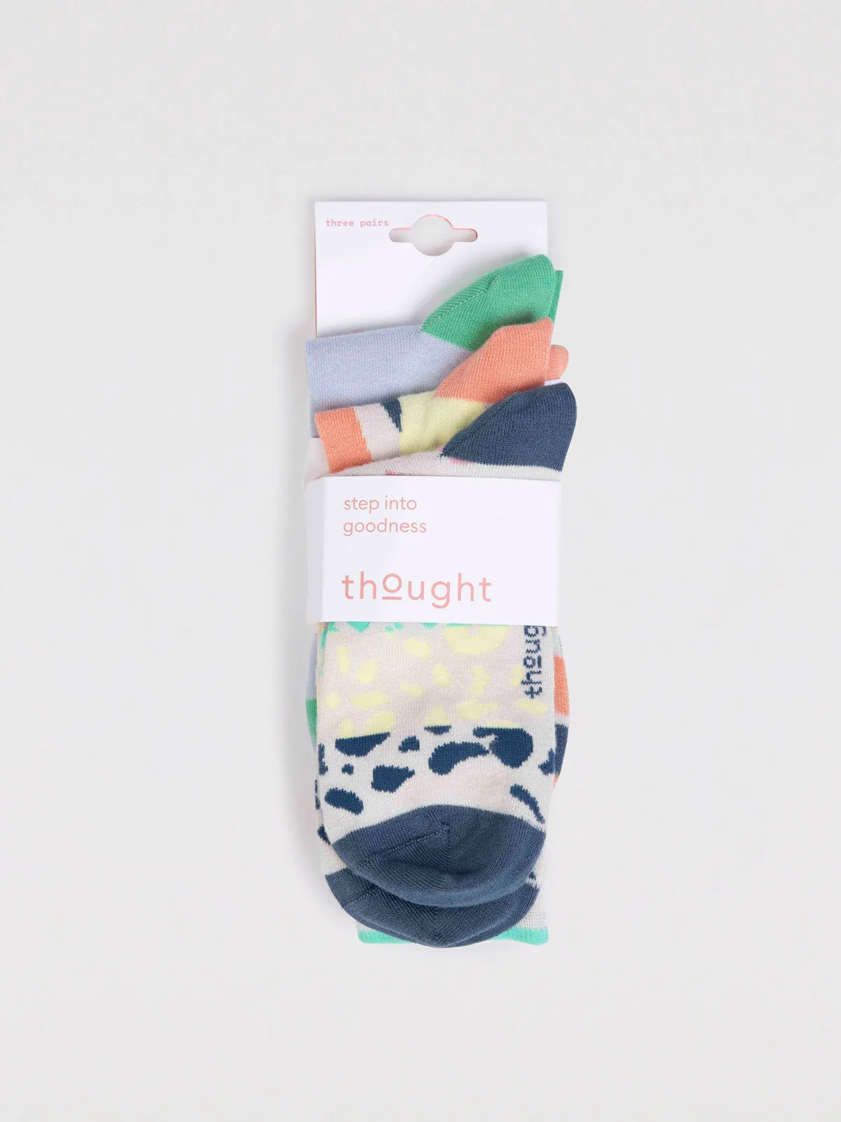 Alba Bamboo Abstract Pack Of Socks - Multi