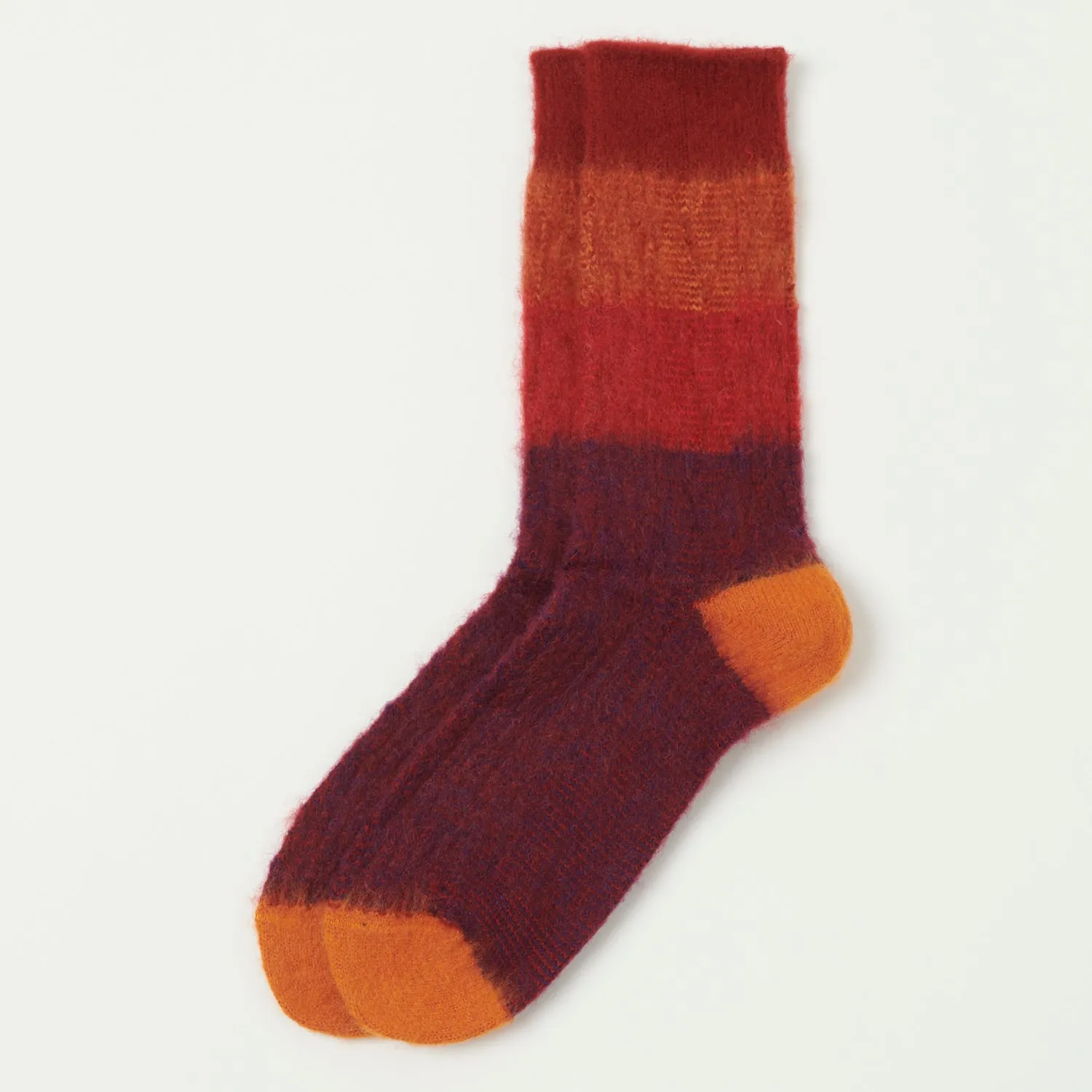 Anonymous Ism Graduation Cable Crew Socks - Wine