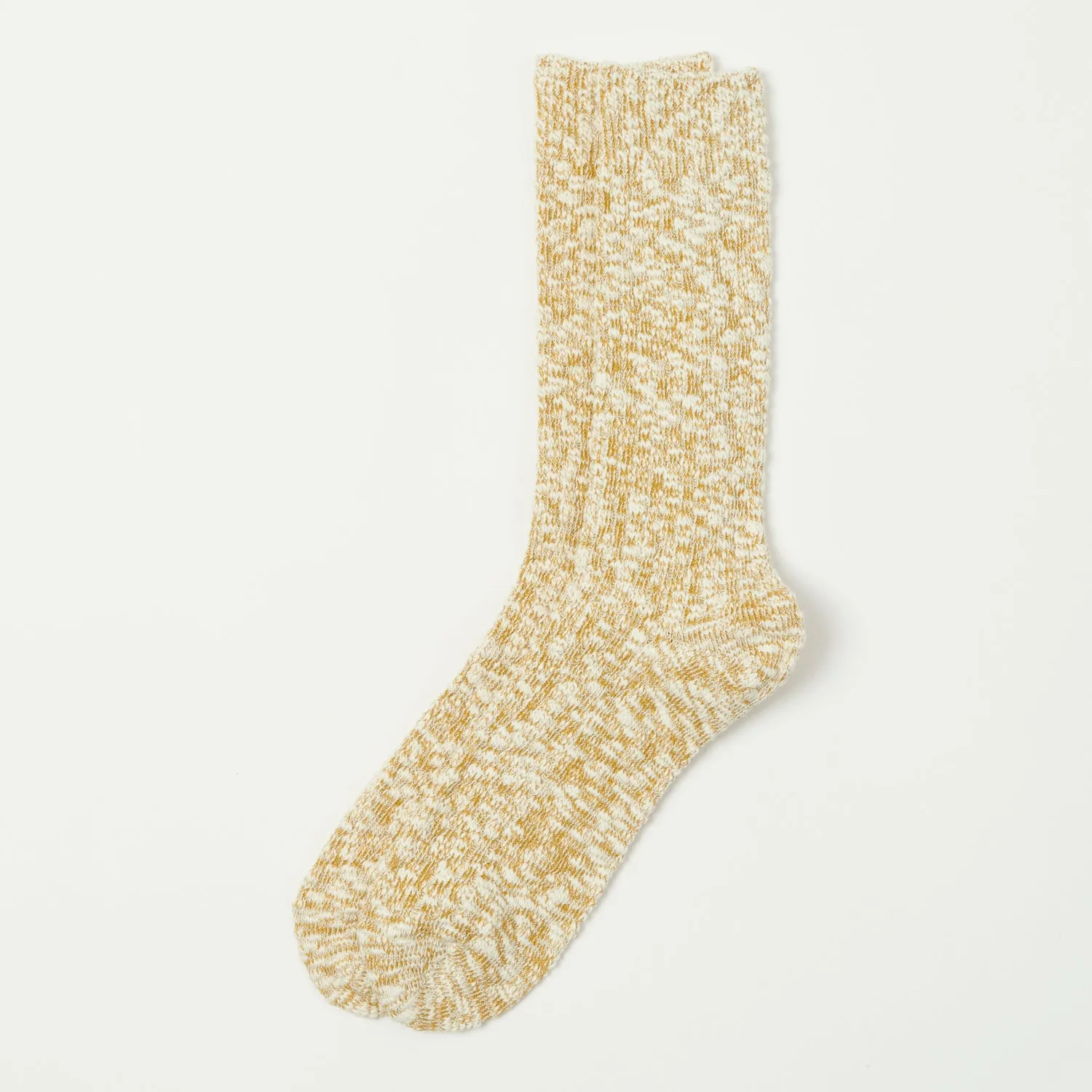 Anonymous Ism Light Slub Crew Socks - Khaki