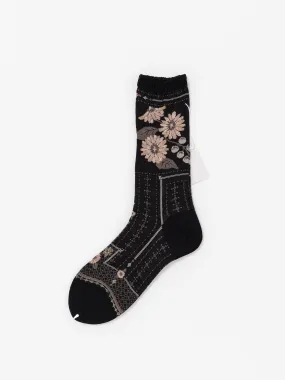 Antipast Gerbera Socks, Black