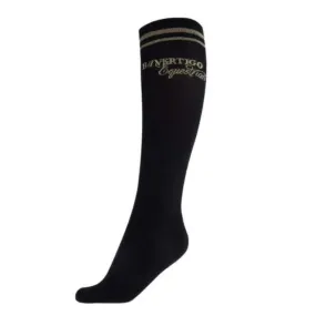 B Vertigo Levia Socks with Gold Trim