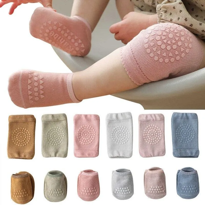 Baby Anti Slip Knee Pads & Socks