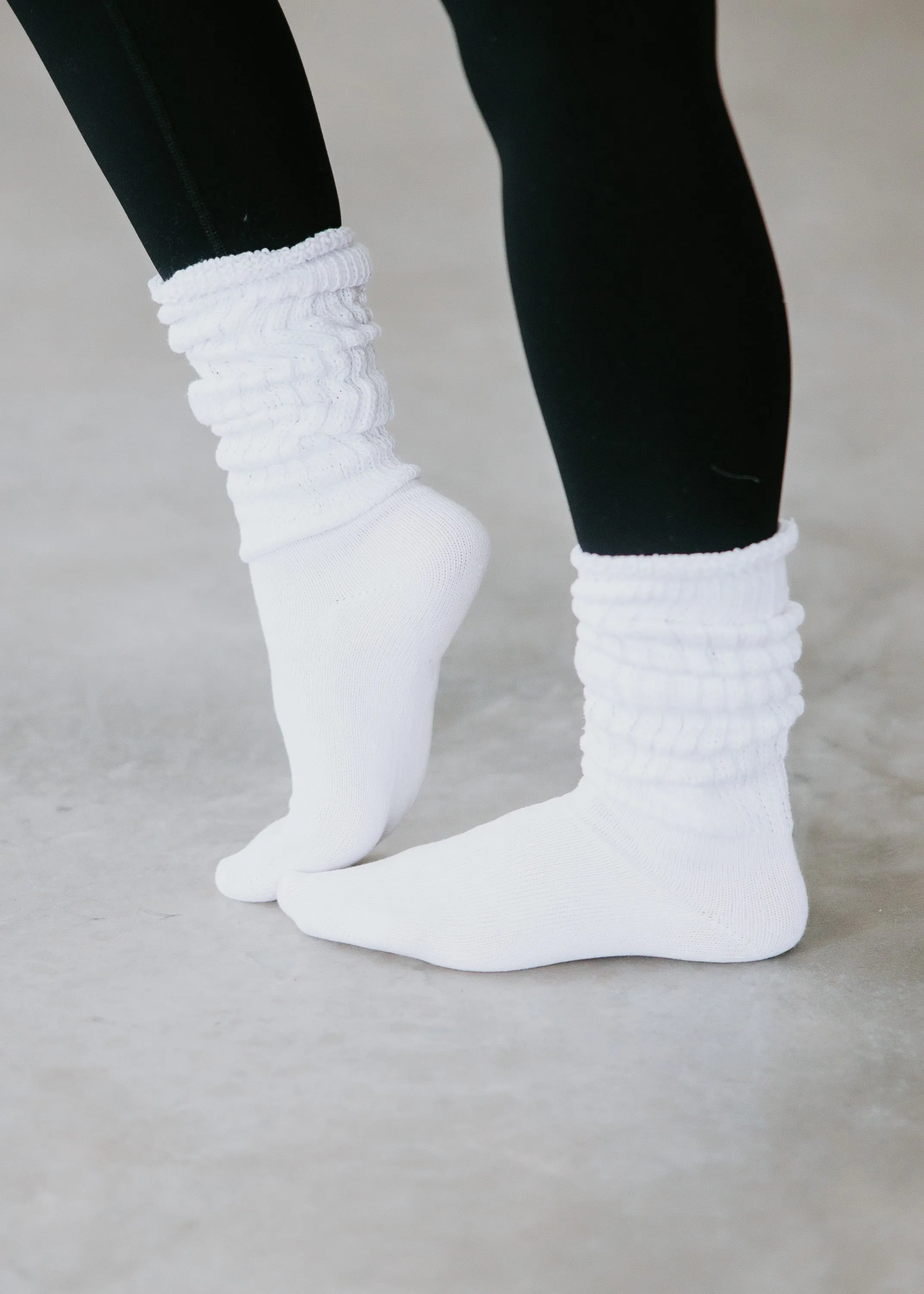 Basic Cotton Slouchy Socks