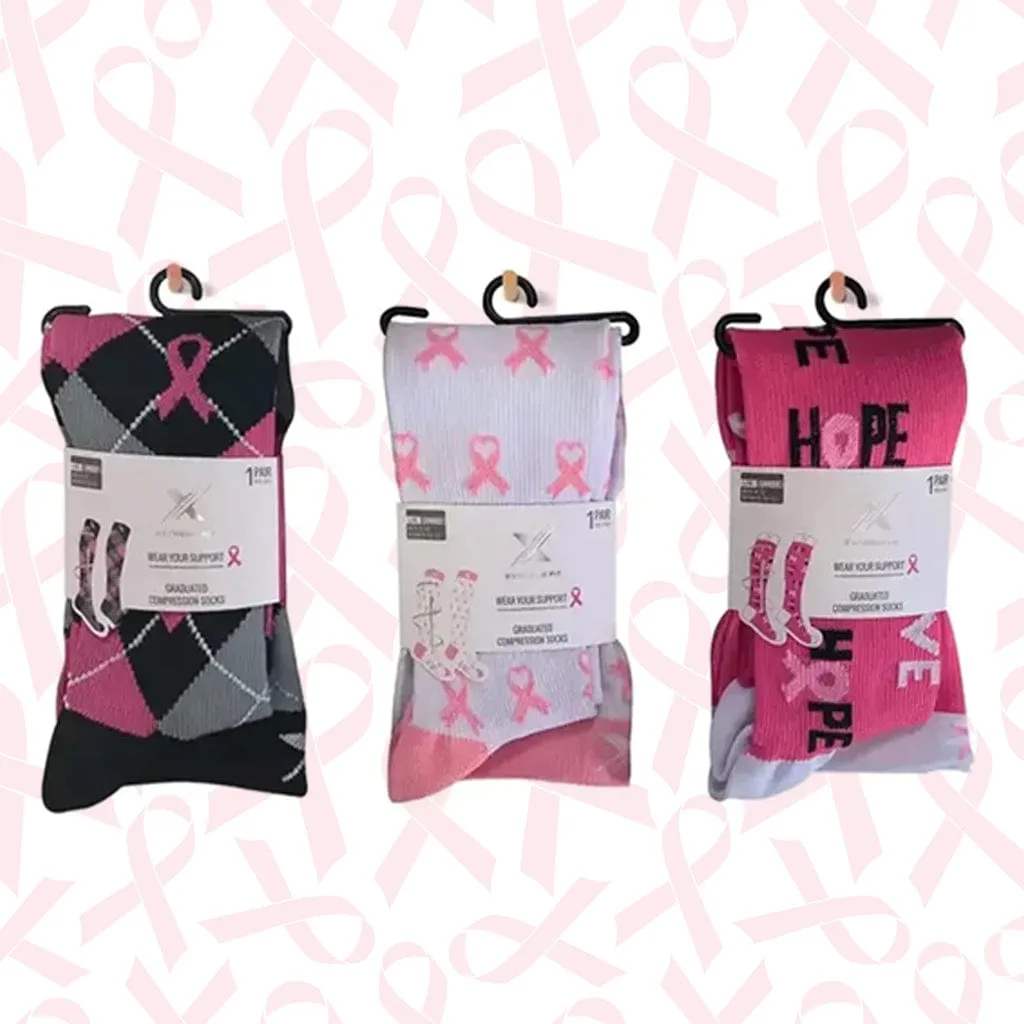 BCA Awareness Hope & Love Socks (3-Pairs)