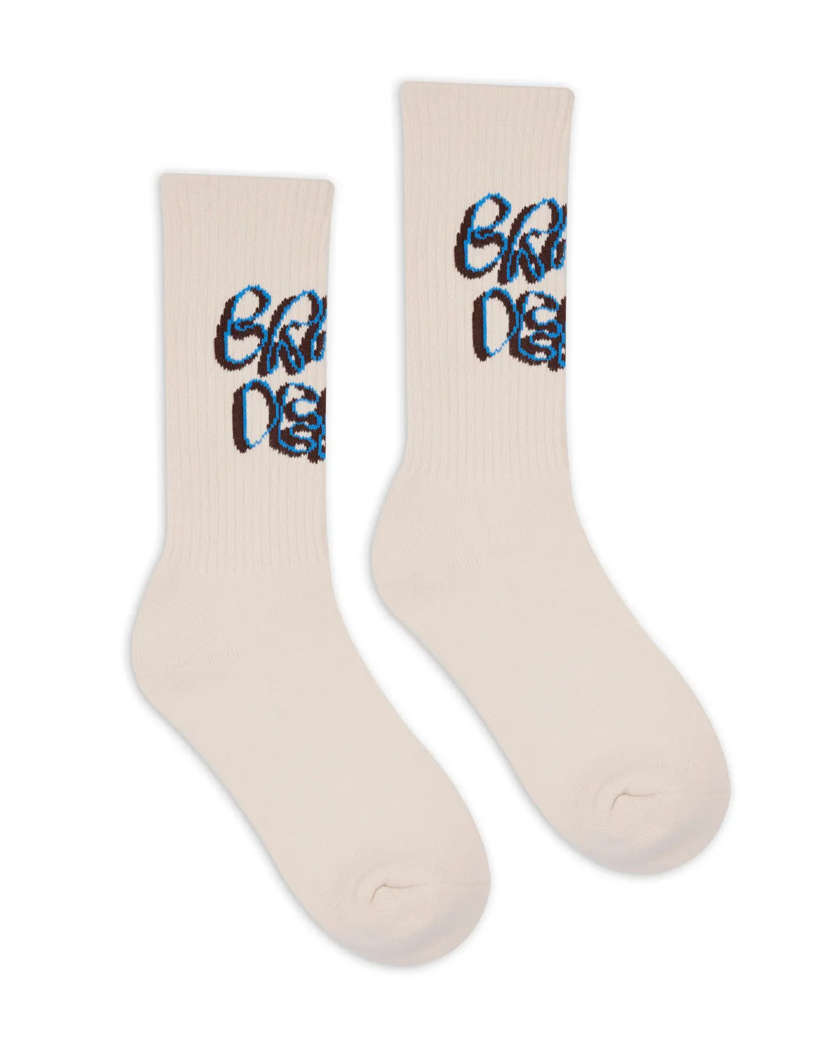 Bd Stringy Socks - White