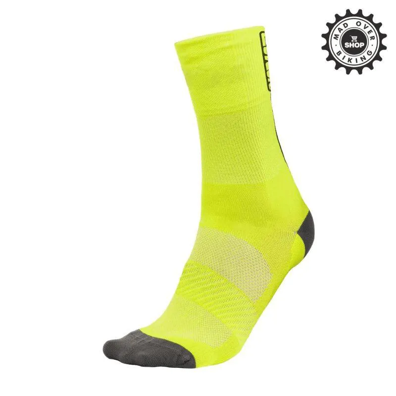 Bioracer Summer Cycling Socks - Fluo Yellow