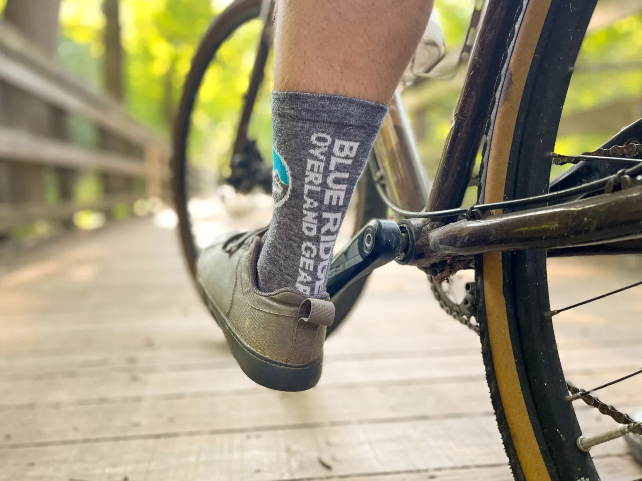 Blue Ridge Overland Gear Logo Socks