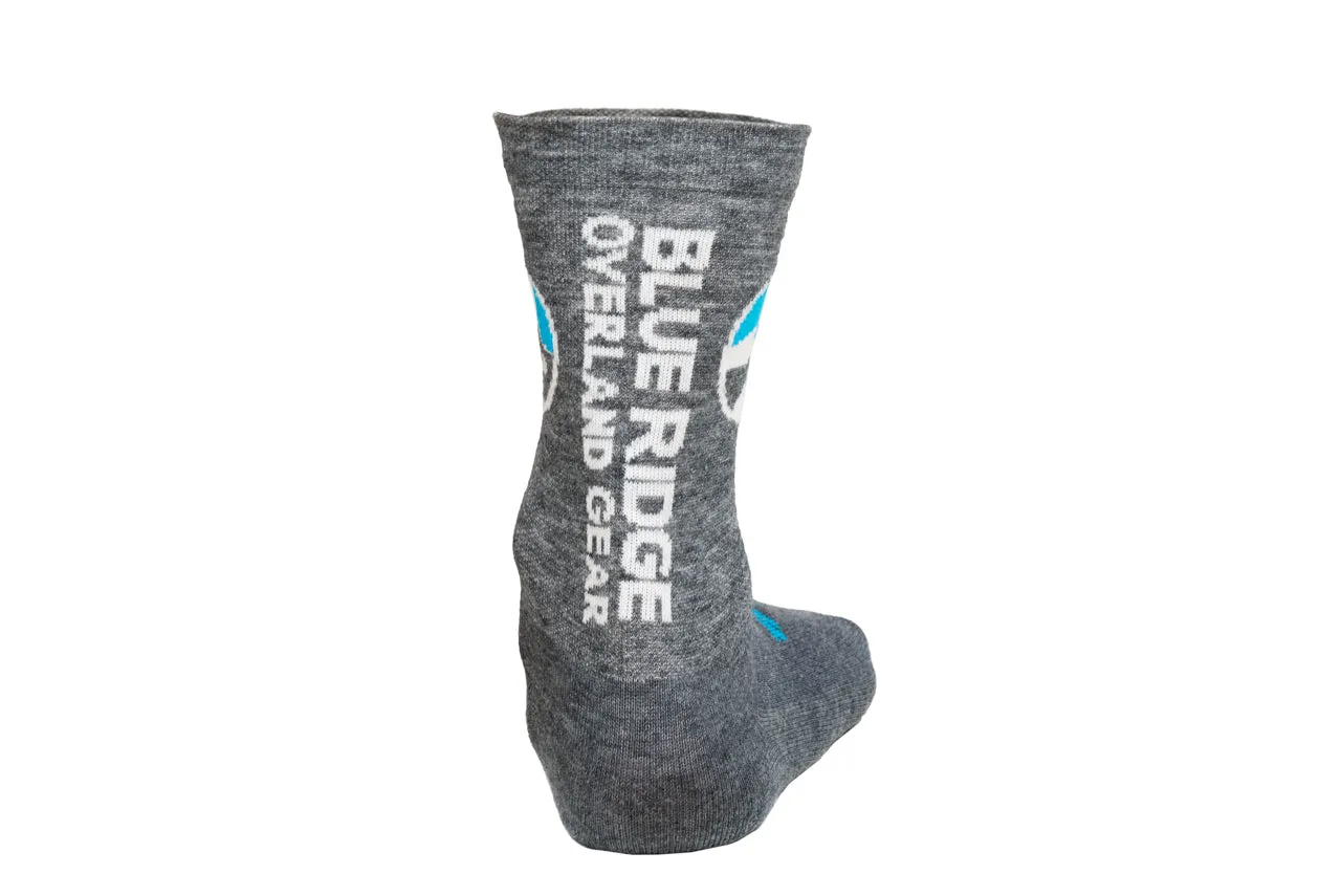 Blue Ridge Overland Gear Logo Socks