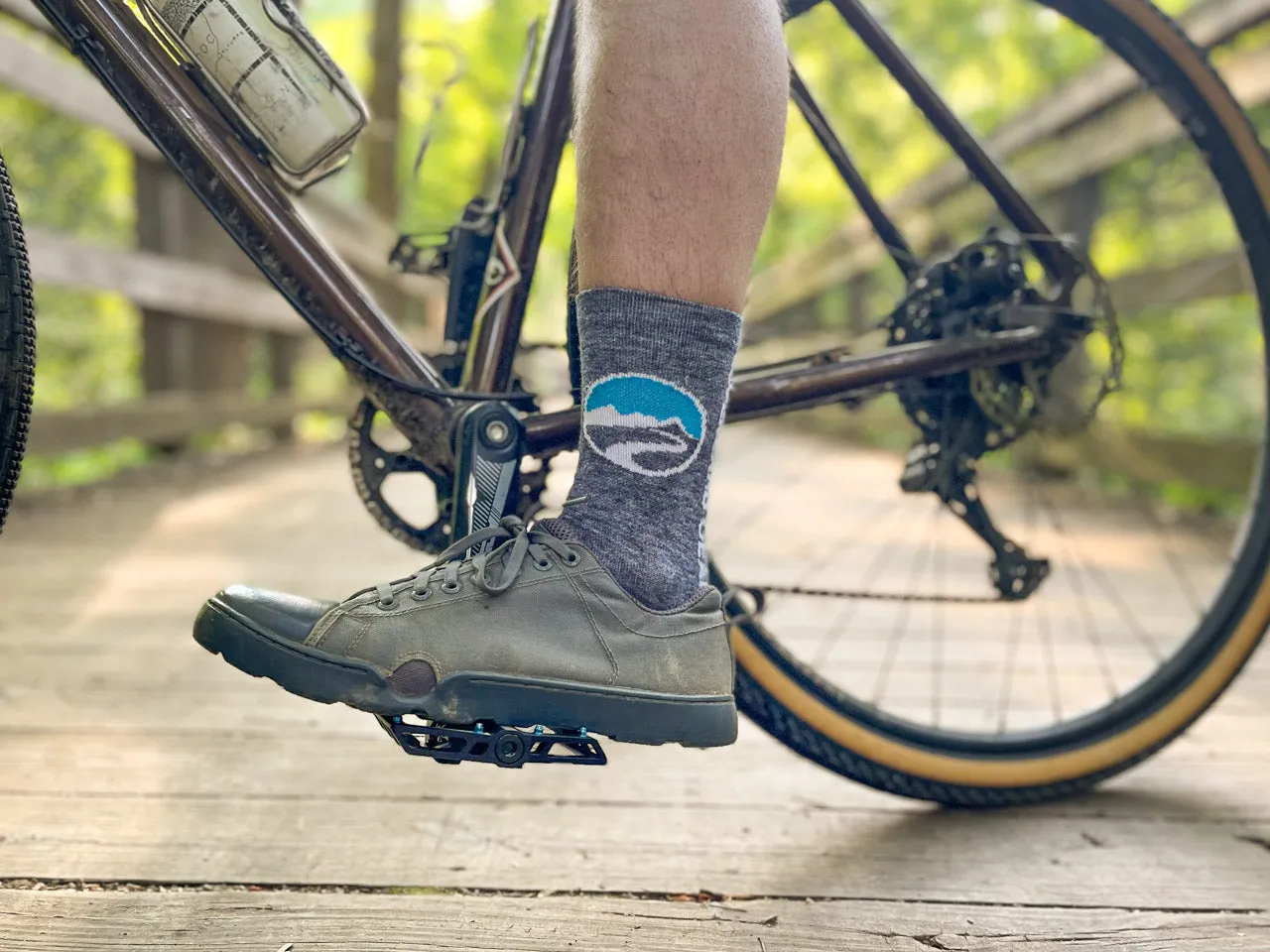 Blue Ridge Overland Gear Logo Socks