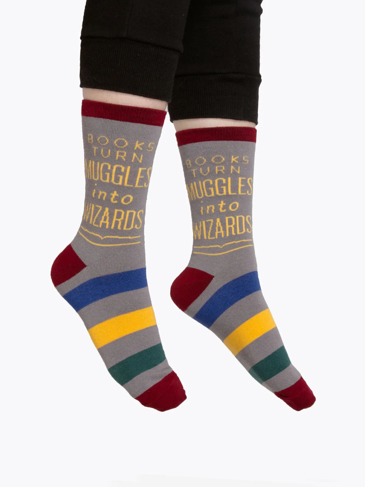 Books Turn Muggles into Wizards socks