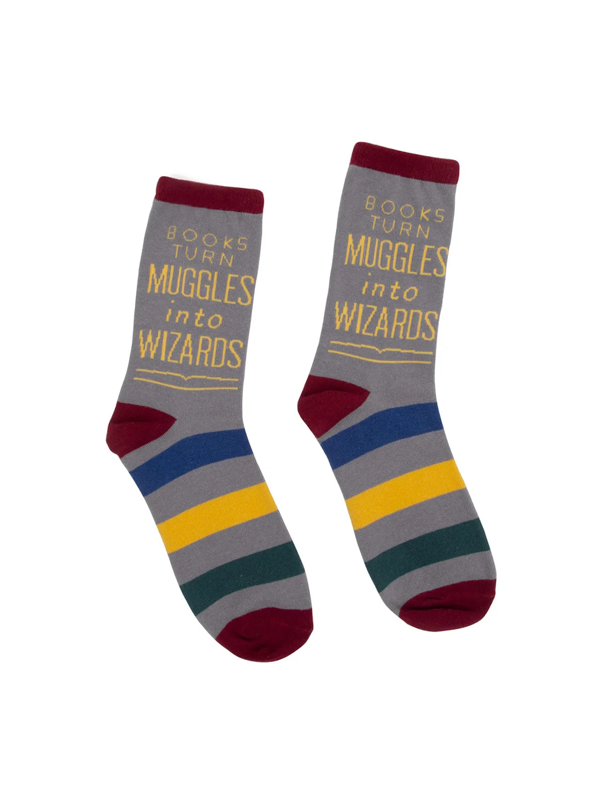 Books Turn Muggles into Wizards socks