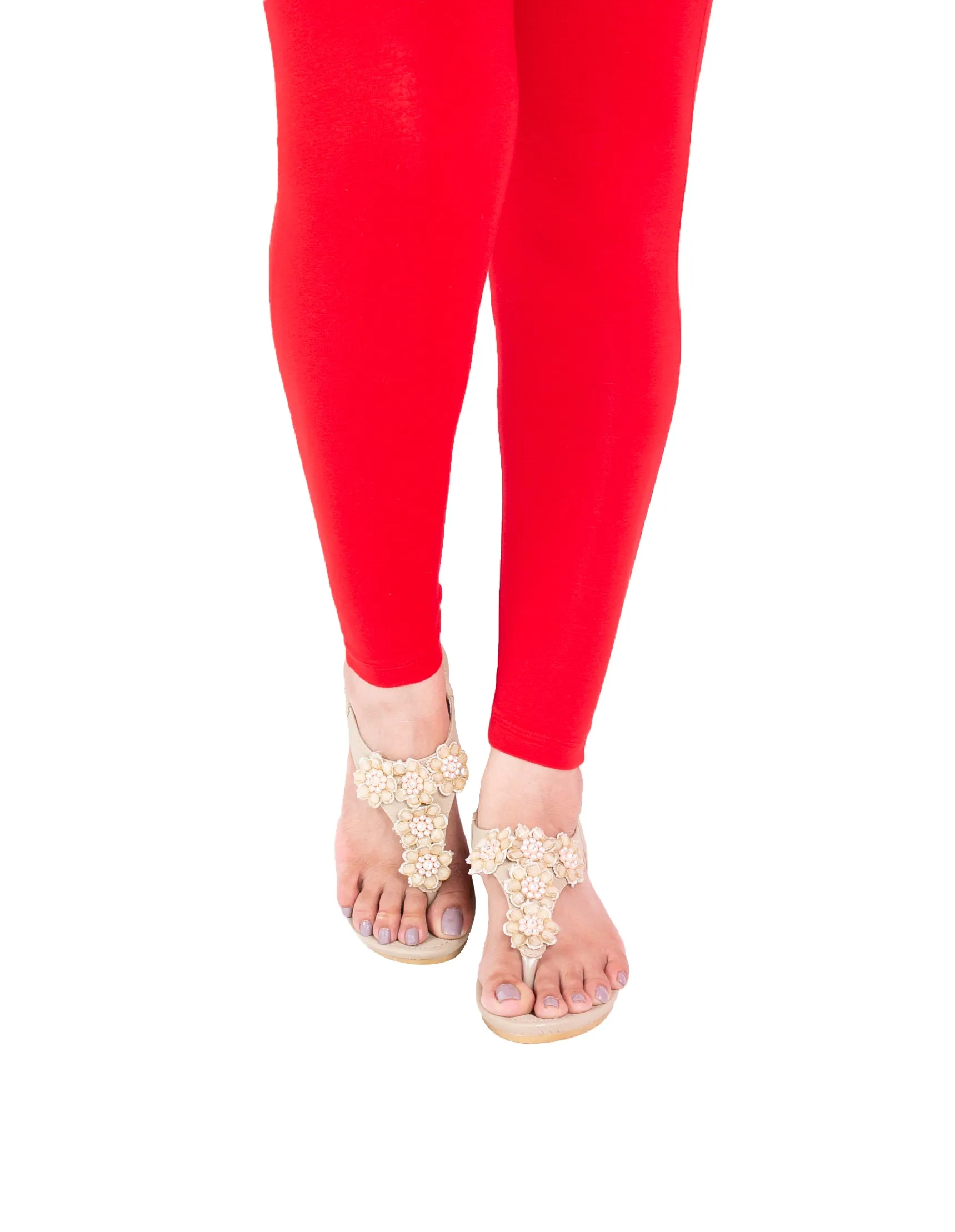 Bright Red #1 Ankle Legging