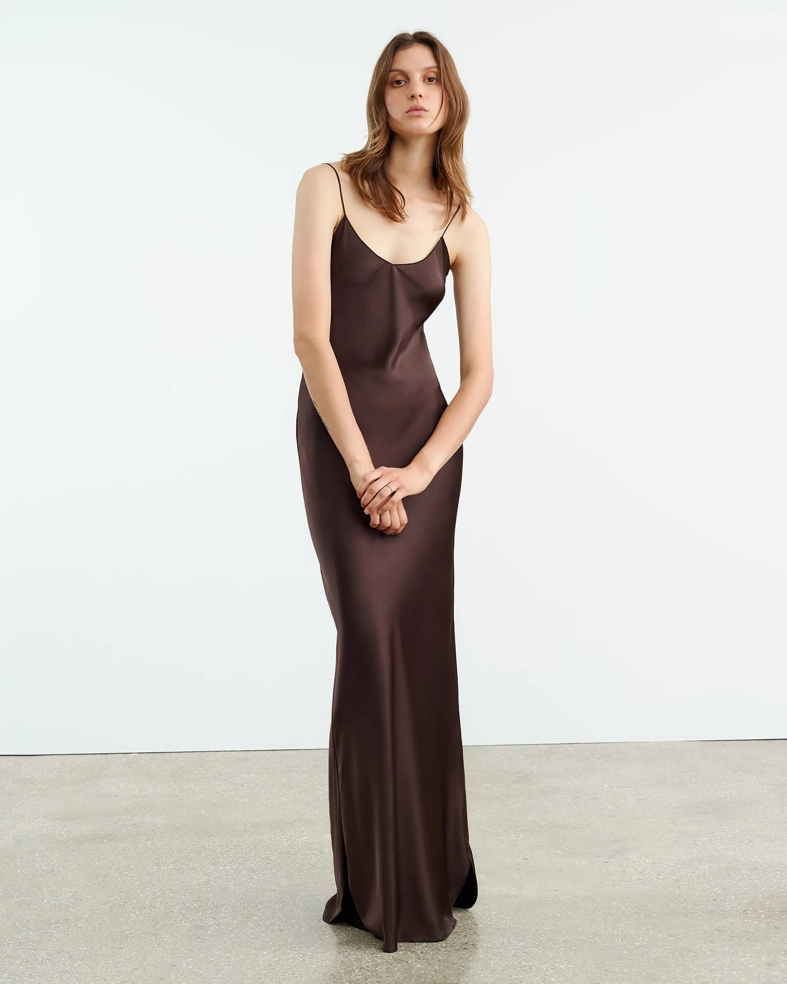 CAMI SILK GOWN