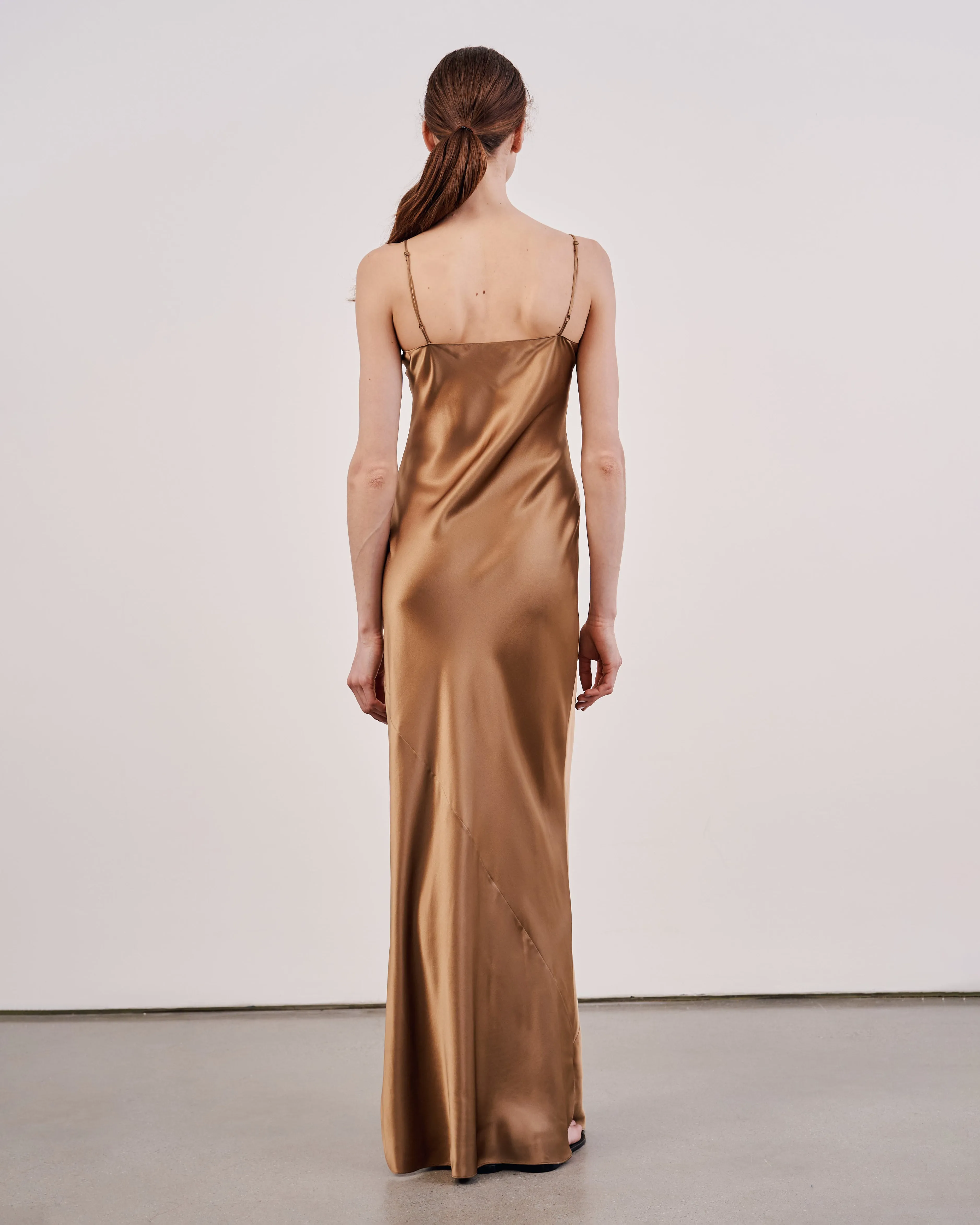 CAMI SILK GOWN