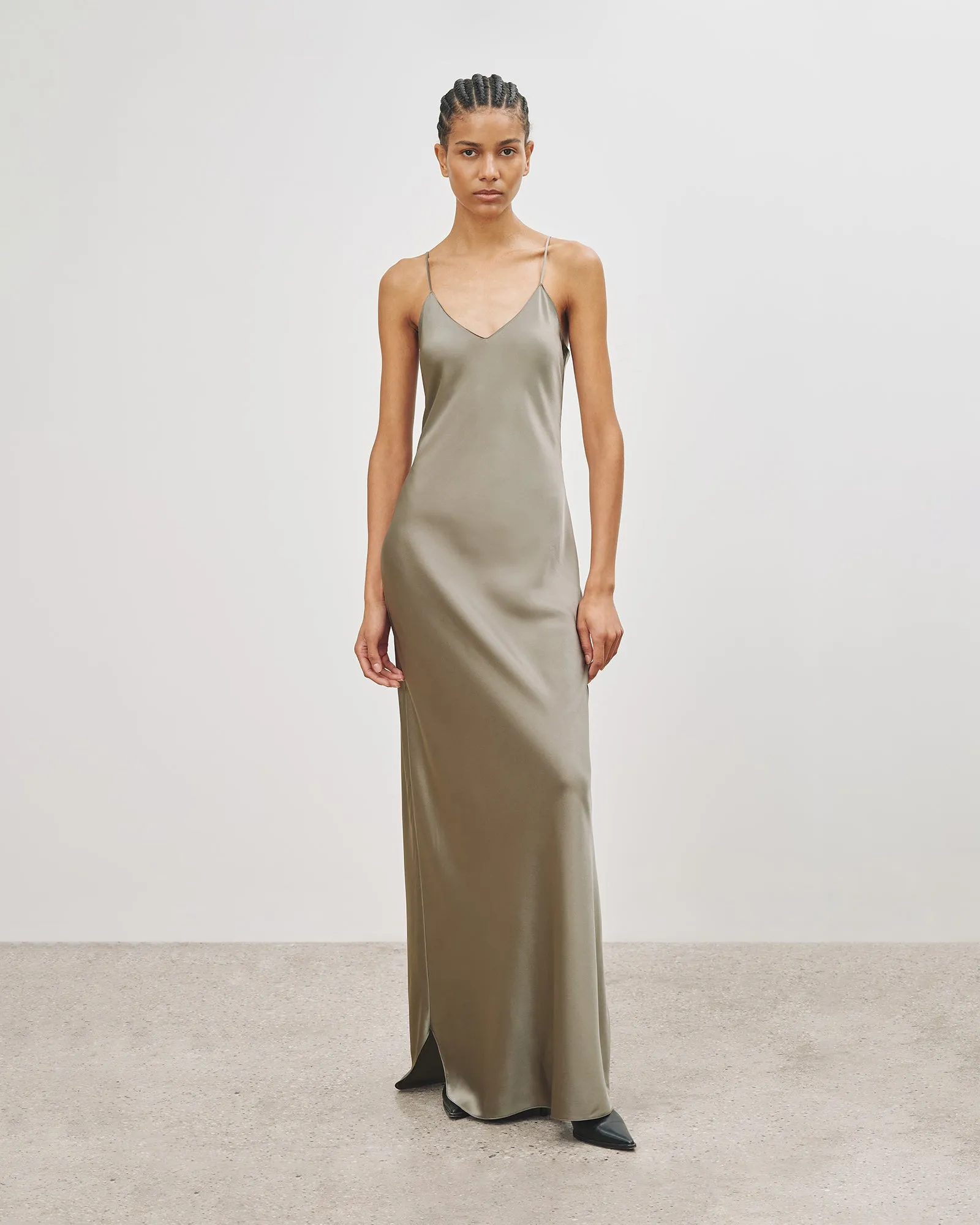 CAMI SILK GOWN