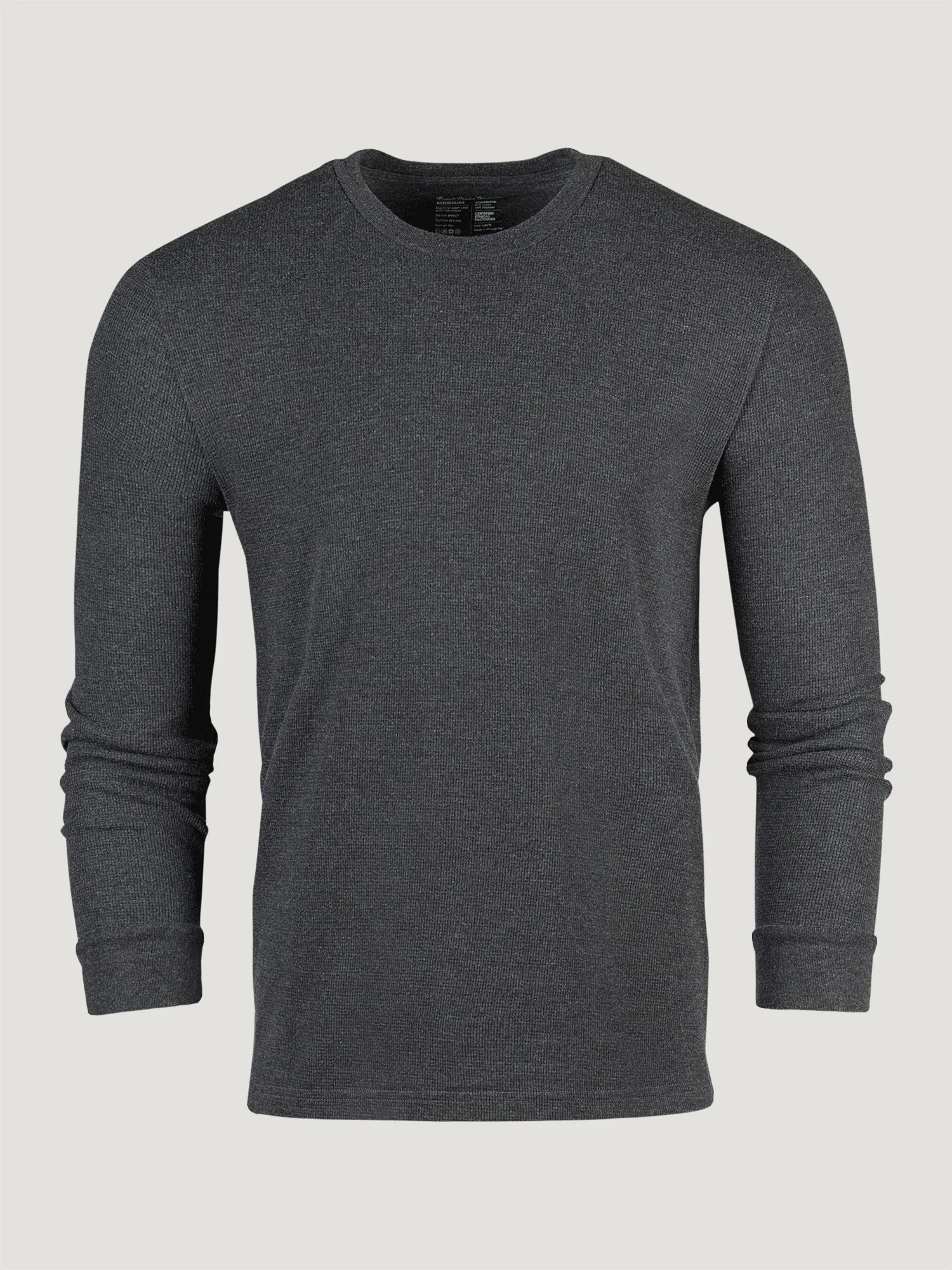 Charcoal Thermal Long Sleeve Crew