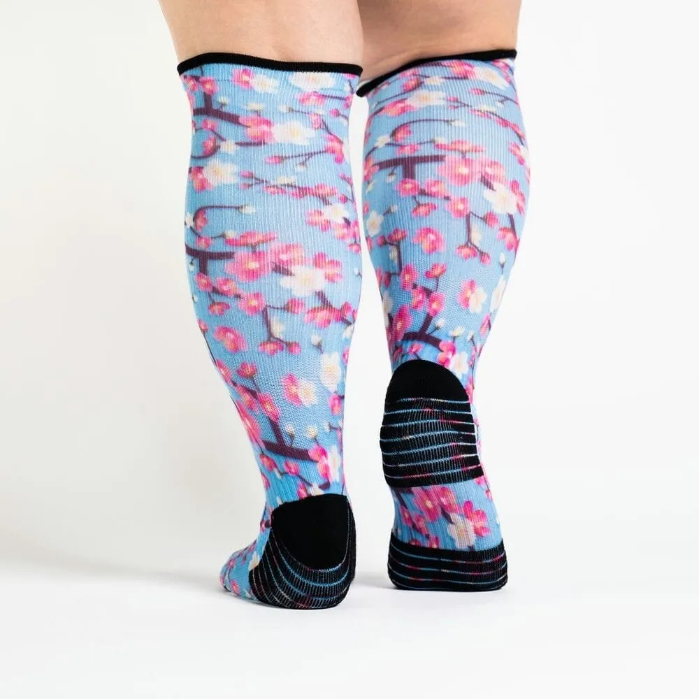 Cherry Blossoms Compression Socks