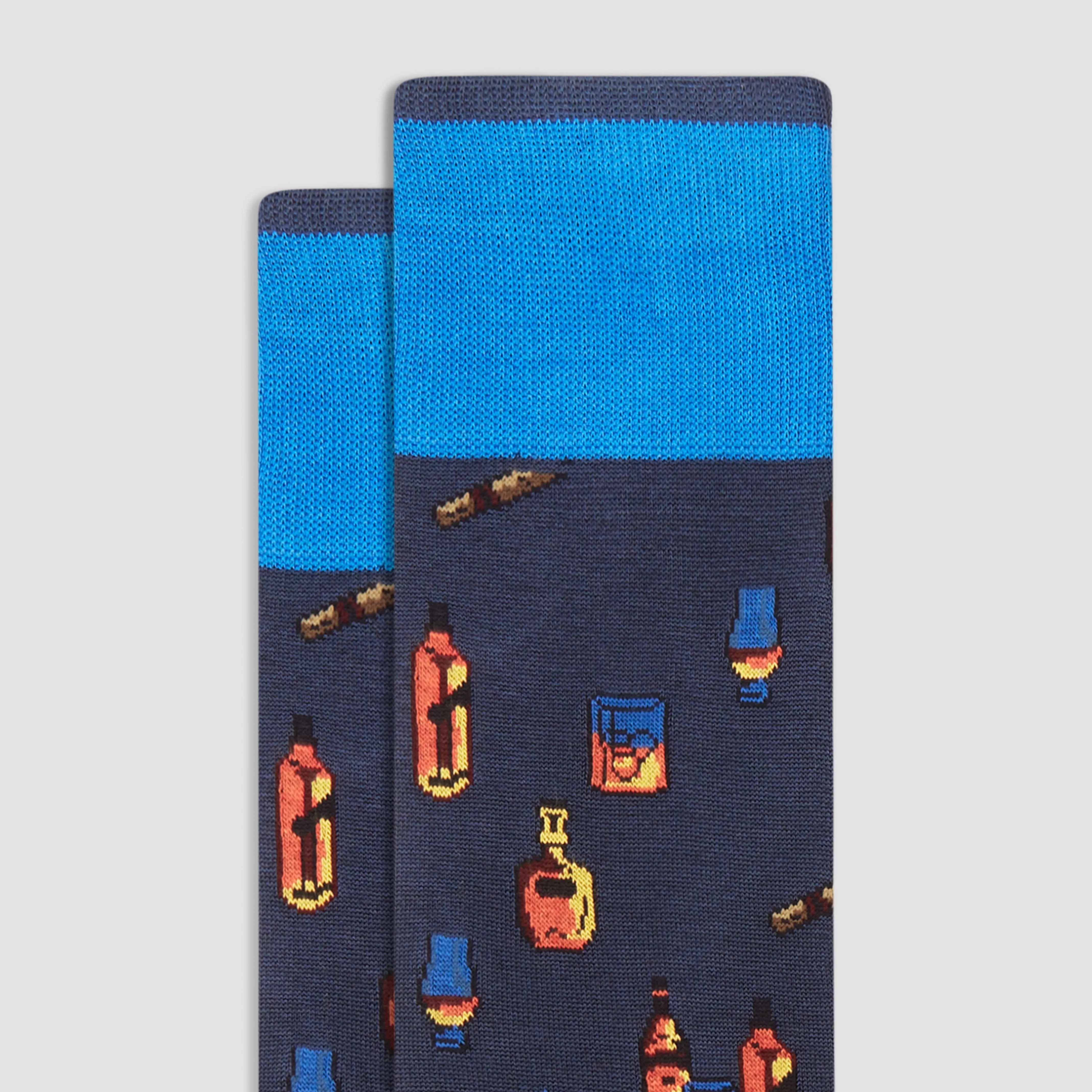 Cigar Bar Mid-Calf Socks