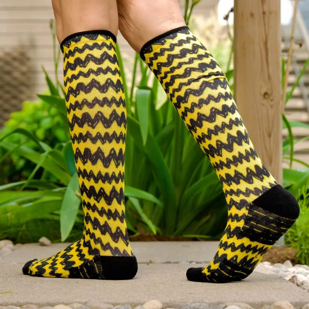 Classic Charlie Brown Compression Socks