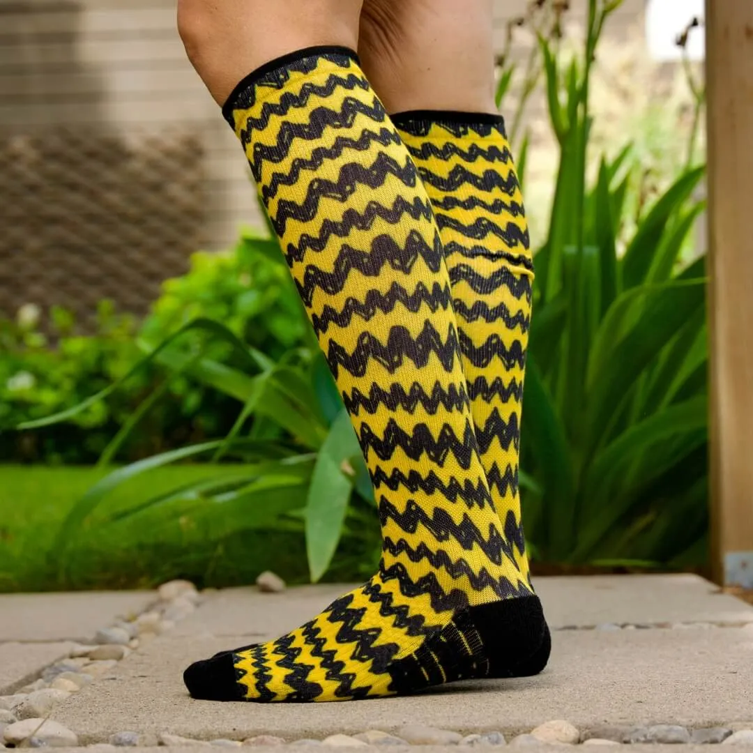 Classic Charlie Brown Compression Socks