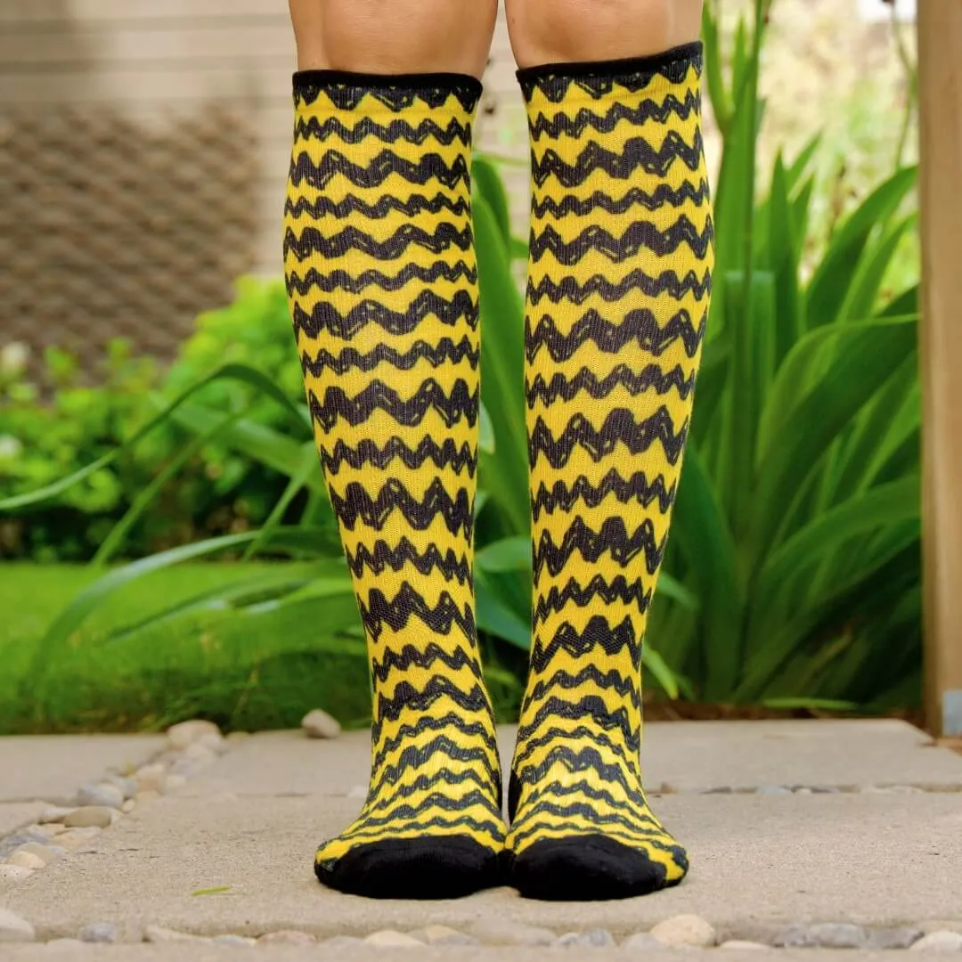 Classic Charlie Brown Compression Socks