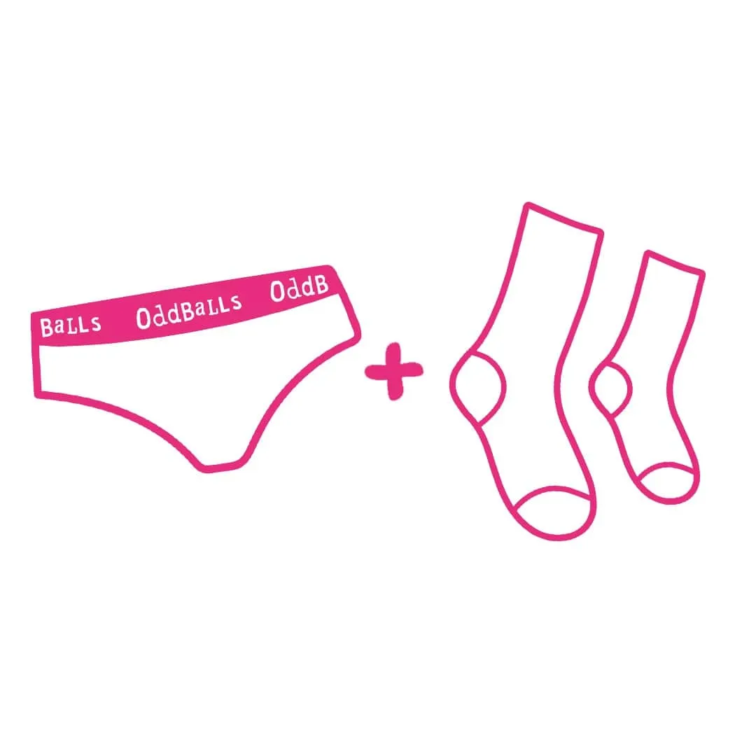 CLASSIC Subscription - Ladies Briefs & Free Socks - Monthly Subscription