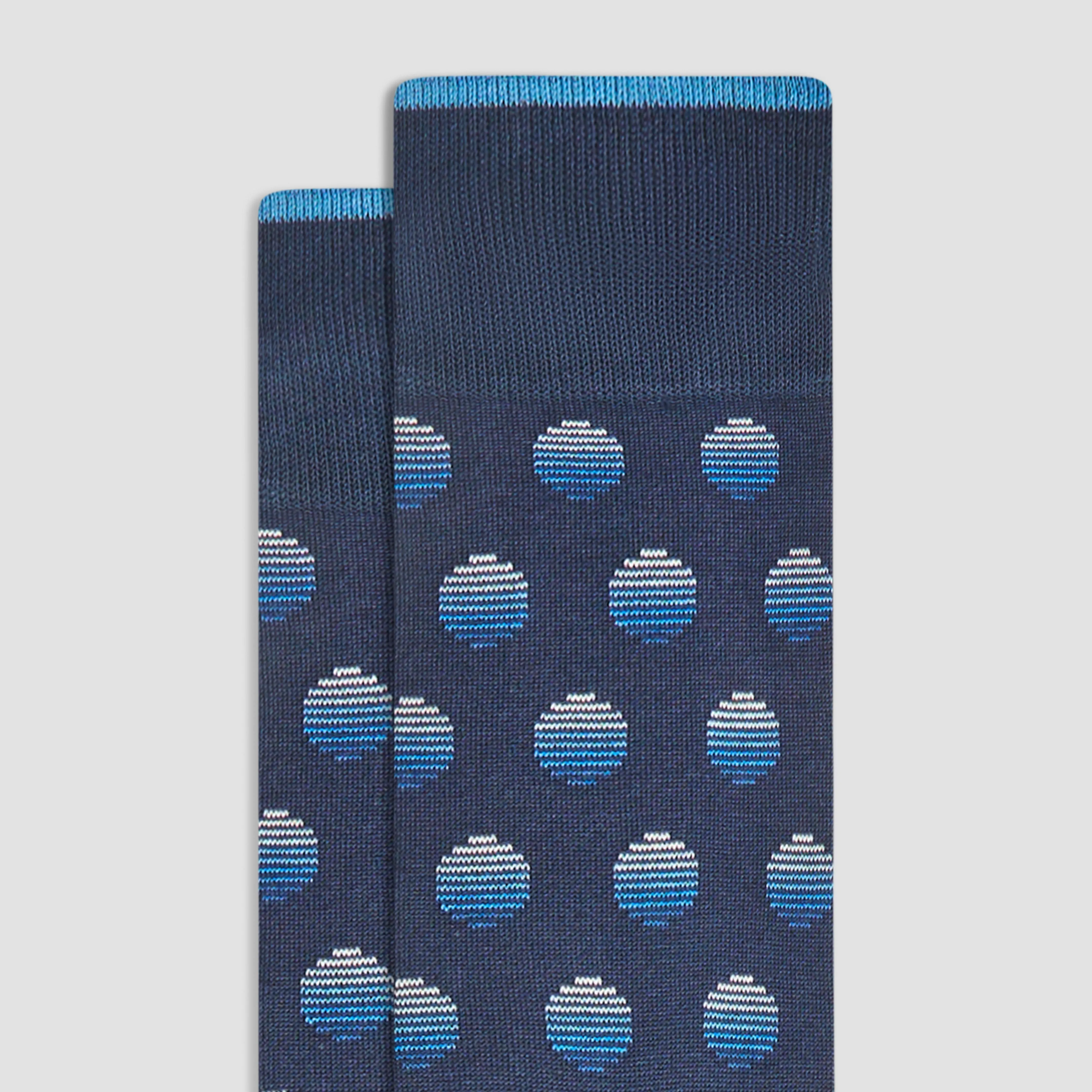 Coin Dot Mid-Calf Socks