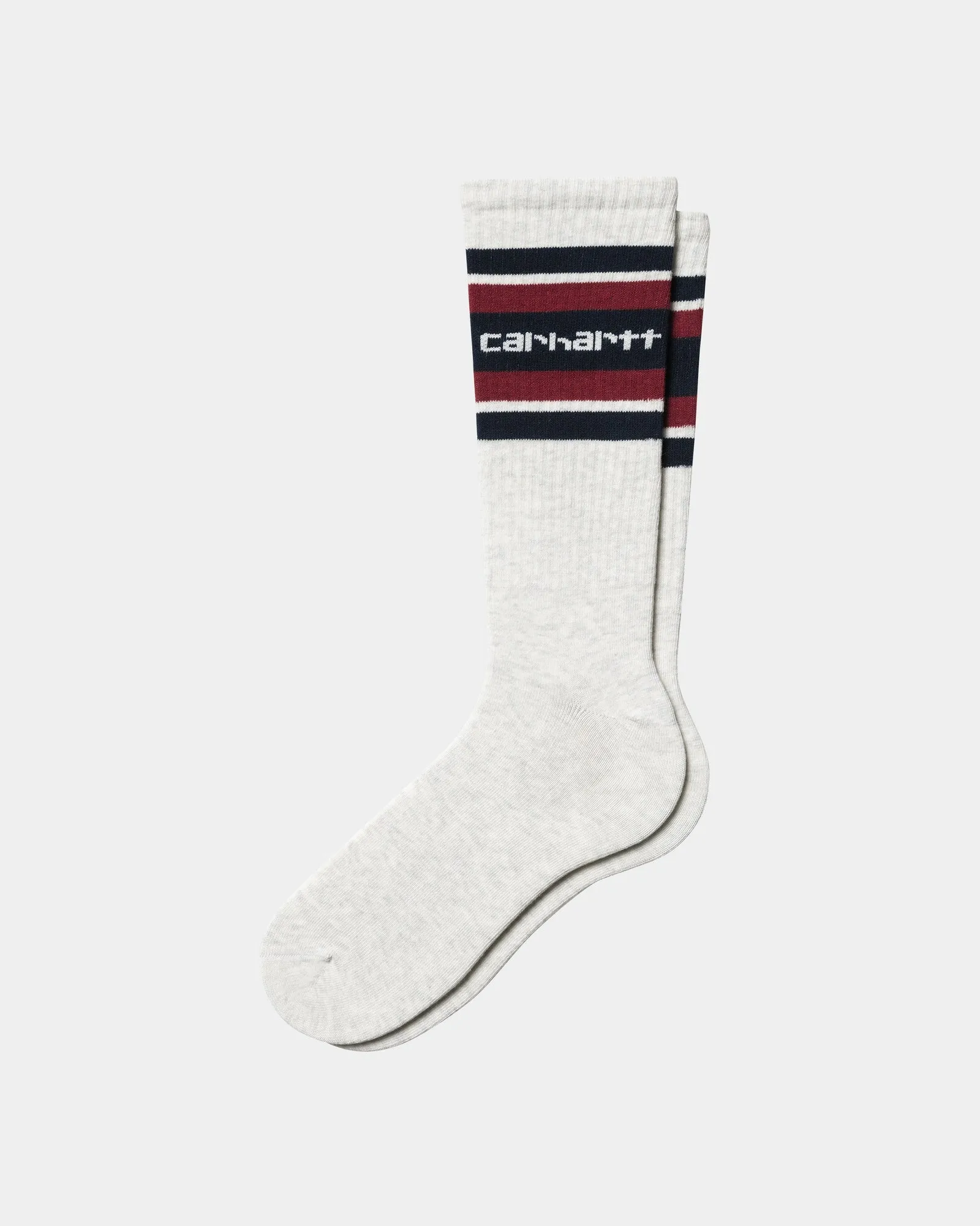 Connors Socks | Ash Heather / Air Force Blue / Scarlet