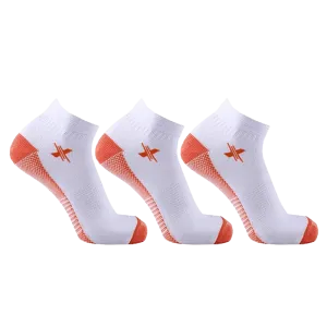 Copper-Infused Compression Socks - White Low Cut (3-Pairs)