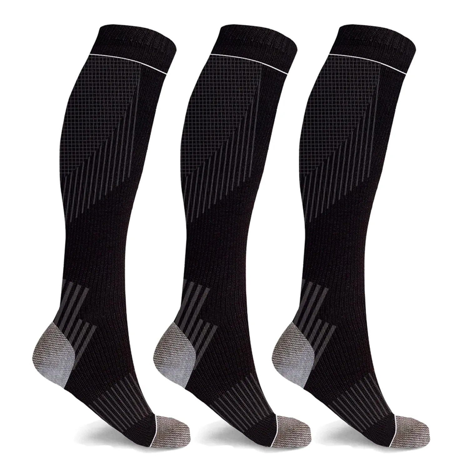 Copper-Infused Targeted Socks (3-Pairs)